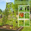 2 Pack 60x32 Inch a-Frame Cucumber Trellis - Foldable Raised Bed Plant Support with Clips & Spiral Connectors, for Beans & Vine Type Climbing Plants - 2 of 4