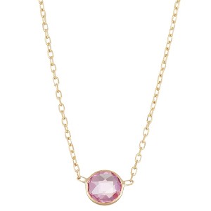 Designs By Gioelli 10K Yellow Gold Gemstone Station Necklace - 1 of 2