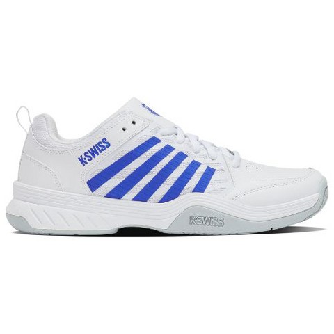 K-Swiss Men's Court Express 2 Tennis Shoe (White/Dazzling Blue). (14)