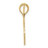 Black Bow Jewelry 14k Yellow Gold Flat Eagle Pendant, 18mm - 2 of 4