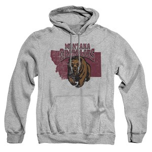 Men's University Of Montana State Shape Pull-Over Hoodie - 1 of 4