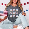 Simply Sage Market Women's Coquette Patriotic Cowgirl Boots Chart Short Sleeve Garment Dyed Tee - 2 of 2