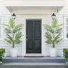 6 Ft Tall Faux Areca Palm Plants In Pot, with Lifelike Leaves and Detachable Trunks, for Home Office Garden Hotel Decor - 4 of 4