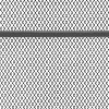 Angel Sar Modern Single Panel Fireplace Screen, Metal Fireplace Cover for The Living Room with Diamond Mesh, Black & Silver - 3 of 4