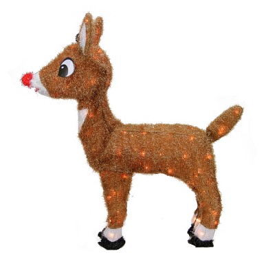 Rudolph the Red Nosed Reindeer Christmas 26" Prelit Outdoor Decoration - Clear Lights