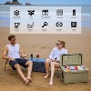 MaseiKar 25/30/35/40 Quart Rotomolded Cooler - 100+ Hrs Ice Retention, UV Resistant, 310LB Capacity, Leakproof for Camping, Beach, Tailgating - 4 of 4