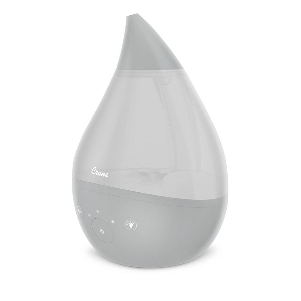 Photos - Humidifier Crane Drop 4-in-1 Ultrasonic Cool Mist  with Sound Machine - Gra 