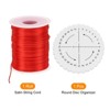 Unique Bargains Polyester Satin String Cord with Disc Organizer for DIY Bracelet - 3 of 4