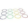 Amber Fight Gear Speed Agility Circles for Trainers, Gyms, Athletics, 4 Assorted Colors, Red, Yellow, Blue, and Green (Set of 12) 18 inch - 3 of 4