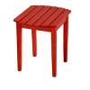 Jiallo Zero Gravity Collection Red Adirondack Rocking Chair with Built-in Footrest Set of 2 Rocking Chairs and 1 End Table - 2 of 4