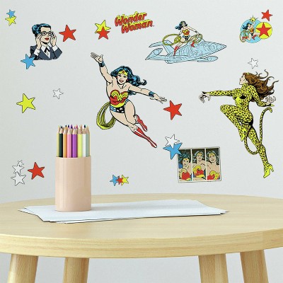 Wonder Woman Cartoon Peel and Stick Wall Decal - RoomMates