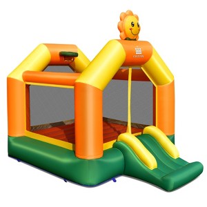 Infans Inflatable Bounce Castle Jumping House Kids Playhouse w/ Slide Blower Excluded - 1 of 4