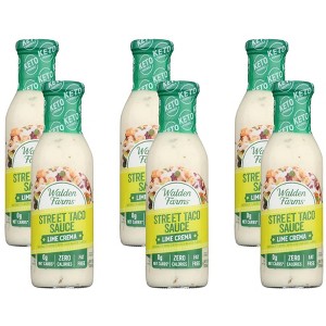 Walden Farms Street Taco Sauce Lime Cream - Case of 6/12 fz - 1 of 4