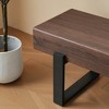 ACEPANO 59 in. W Rustic-Style Indoor Bench for Entryway & Kitchen-Dark Walnut - 4 of 4