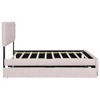 HomeRoots Pink Tufted Upholstered Twin Bed Frame With Trundle And Drawers - 4 of 4