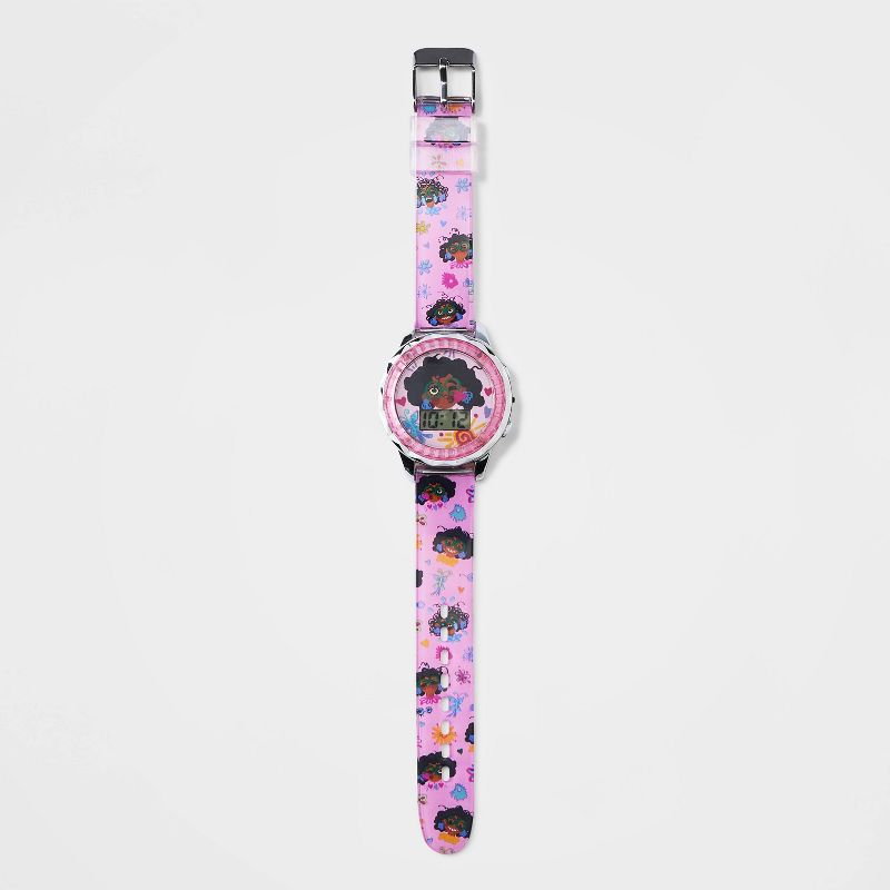 Girls&#39; Disney Encanto LCD Watch - Pink, 3 of 6