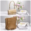Unique Bargains PU Braided Soft Waterproof Women's Handbag Leather Purse Strap 2 Pcs - 3 of 4