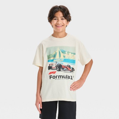 Boys' Formula 1 Monaco Graphic Short Sleeve T-Shirt - White