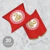 Big Dot of Happiness 2025 Year of the Snake Favor Gift Boxes - Lunar New Year Petite Pillow Boxes - Set of 20 - 2 of 4