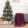 Comfort Flannel Blanket Super Soft Christmas Prints Throw Blanket Christmas Gift. - 3 of 4