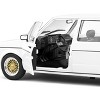 1983 Volkswagen Golf L Custom White with Gold Wheels 1/18 Diecast Model Car by Solido - image 3 of 4