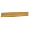 vidaXL Wall Shelves 2 pcs 23.6 in.x3.9 in.x3.9 in. Solid Wood Teak - 4 of 4
