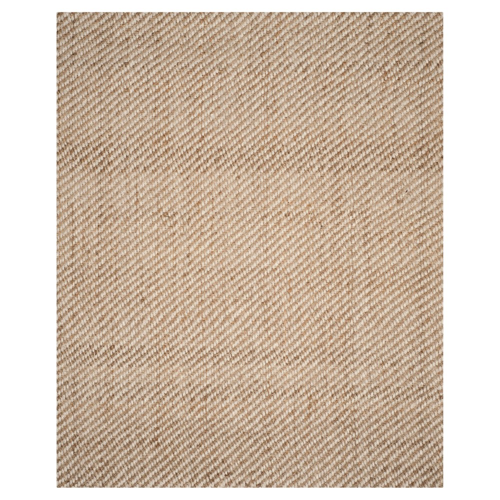 9'x12' Natural Solid Loomed Area Rug - Safavieh