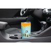 Elanze Designs 20 oz Stainless Steel On the Go Insulated Travel Tumbler With Push Top Lid, Classic Yellow Bear Sky Blue - 3 of 4