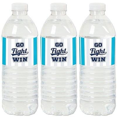 Big Dot of Happiness Go, Fight, Win - Sports - Baby Shower or Birthday Party Water Bottle Sticker Labels - Set of 20