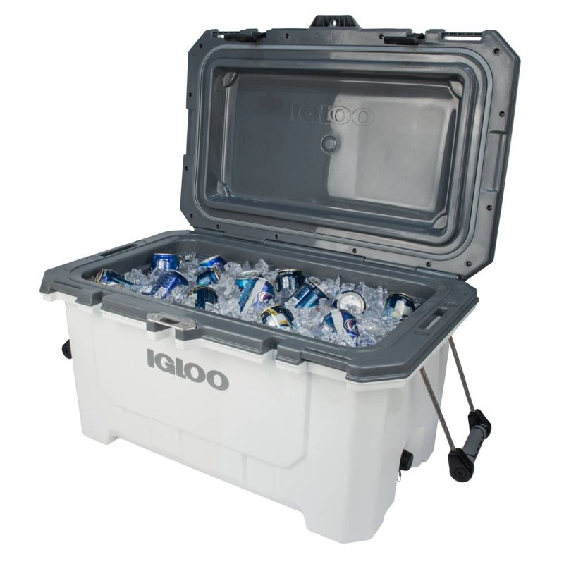 Igloo IMX Hard Sided 70qt Portable Cooler - White, 4 of 17