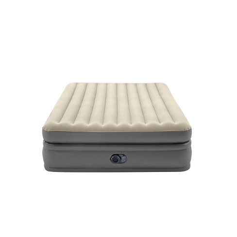 Intex Raised Comfort Pillowtop 20" Queen Air Mattress With 120V