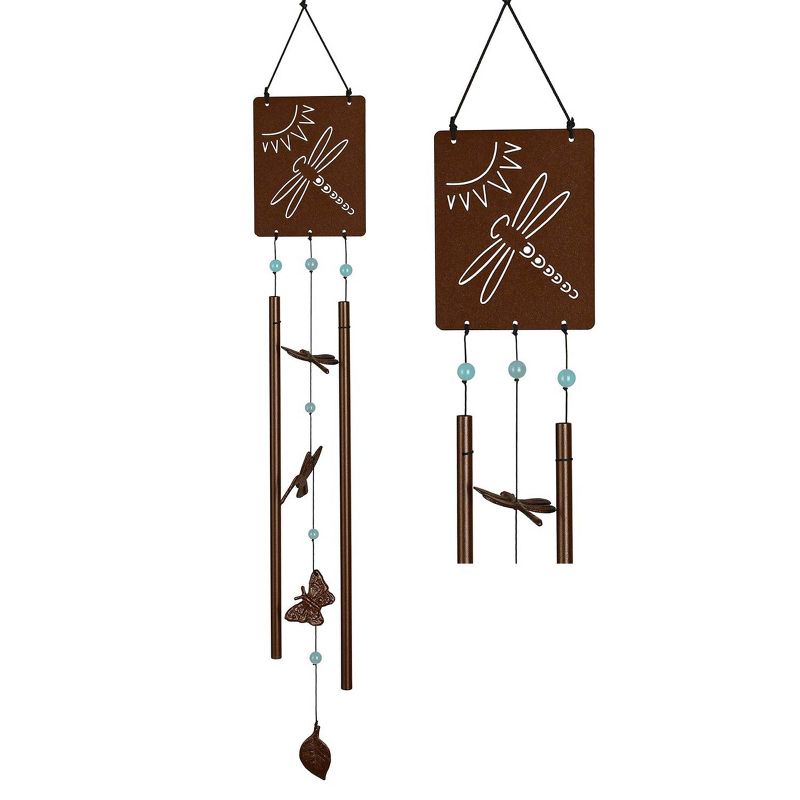 Woodstock Wind Chimes Signature Collection, Victorian Garden Chime, Rusted Steel Wind Chime, 4 of 10