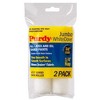 Genuine Purdy 6 Sets of White Dove Jumbo Mini 4-1/2" x 1/4" Nap 2 Pack Roller Covers 140624010-6PK - 2 of 3