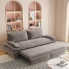 Kumasinova 73.2" Queen Pull Out Sofa Bed,3-in-1 Convertible Sleeper Sofa with Upholstery,Metal Frame,Loveseat Bed for Living Room,Bedroom - 4 of 4