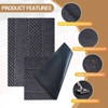 Front Door Mat 32" x 48" Commercial Industrial Rug Heavy Duty Outdoor Indoor Entryway Doormat Low Profile Welcome Entry Door Mat Non Slip Backing,Gray - 4 of 4
