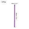 Unique Bargains Large Cocktail Coffee Juice Reusable Metal Straw 4 Pcs - 2 of 3