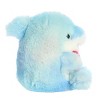 Aurora Mini Bae Shark Rolly Pet Lovely Stuffed Animal Blue 5" - 3 of 4