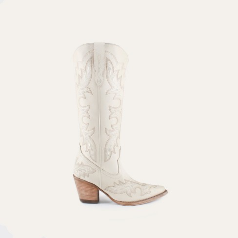 Buck & Brana Samira Leather Cowgirl Boots - Chic Western Style & Comfort sam7600 - image 1 of 4