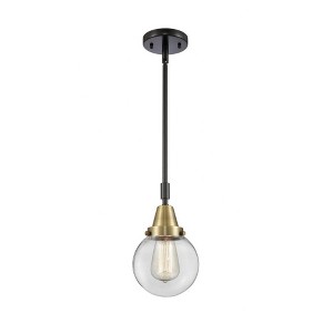 Beacon - 1 Light Stem Hung Mini Pendant In Industrial Style-10.63 Inches Tall and 6 Inches Wide - 1 of 1