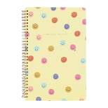 Church Notes 40pg Ruled Spiral Notebook 10.25"x6.25" Smiley
