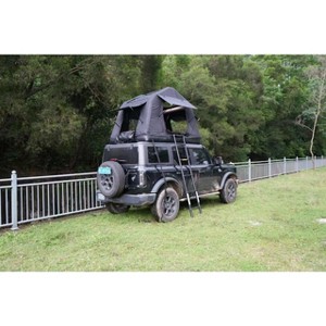 COWLOWN Black Foldable 2-3 Person Amphibious Inflatable Car Roof Top Tent for SUV/Truck (No Ladder) - 1 of 4