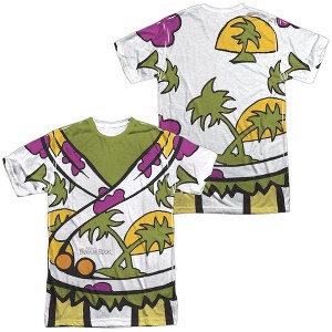Fraggle Rock Wembly Uniform Front-Back Print Adult Sublimated Costume T-Shirt, Small - 1 of 4