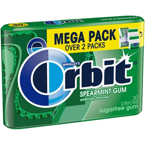 Orbit Gum Spearmint Sugar Free Chewing Gum - 30ct : Target