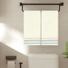 Unique Bargains Colorful Striped Pattern Comfort Quick-Drying Hand Towel 4 Pcs 13" x 30" - 2 of 4