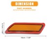 Unique Bargains Front Bumper Reflector Side Marker 63147274521 for BMW F30 F31 3-Series 2013-2015  Replace Amber Color Reflector Yellow 1 Pair - 2 of 4