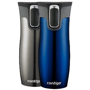 Contigo West Loop Stainless Steel Travel Mug with AUTOSEALLid, 16oz., 2 Pack - 1 of 4