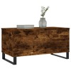vidaXL Coffee Table Smoked oak Engineered wood Medium Height-Adjustable - 3 of 4