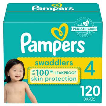 Pampers Swaddlers Active Baby Diapers Enormous Pack - Size 4 - 120ct