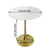 Artloge 100cm High Round Bar Height Bistro Pub Table Sintered Stone-top Breakfast Table - 2 of 4