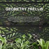 PexFix 49 in. H x 47 in. W Black Metal Rectangle Wall Planter Box with Trellis for Climbing Plants - 3 of 4